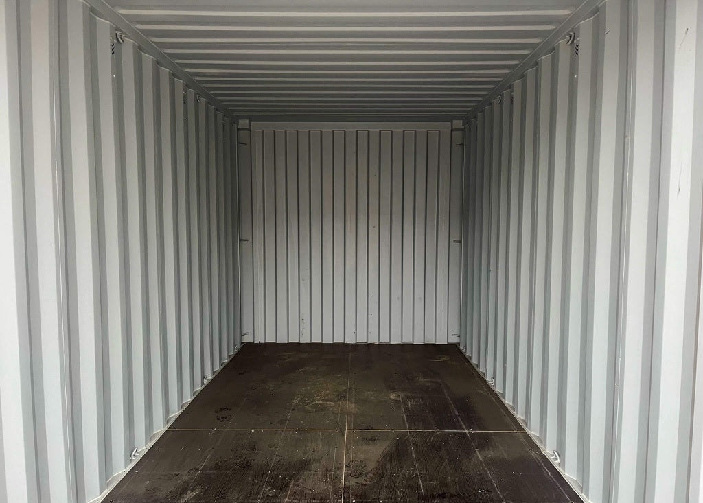 Contenedor Verde de 20 Pies con Lado Abierto