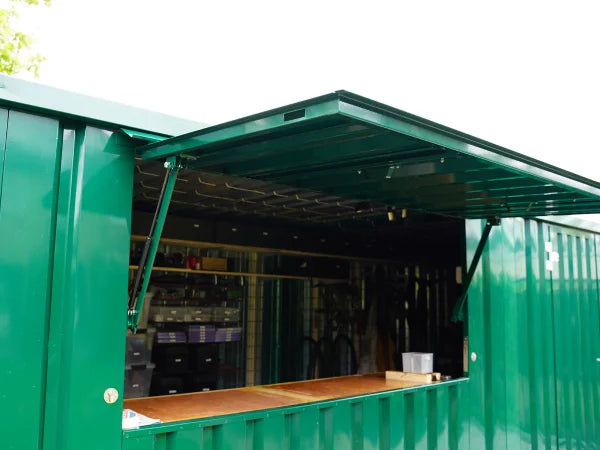 Contenedor Barra 2952 x 2290 x 2240 mm verde ral 6016