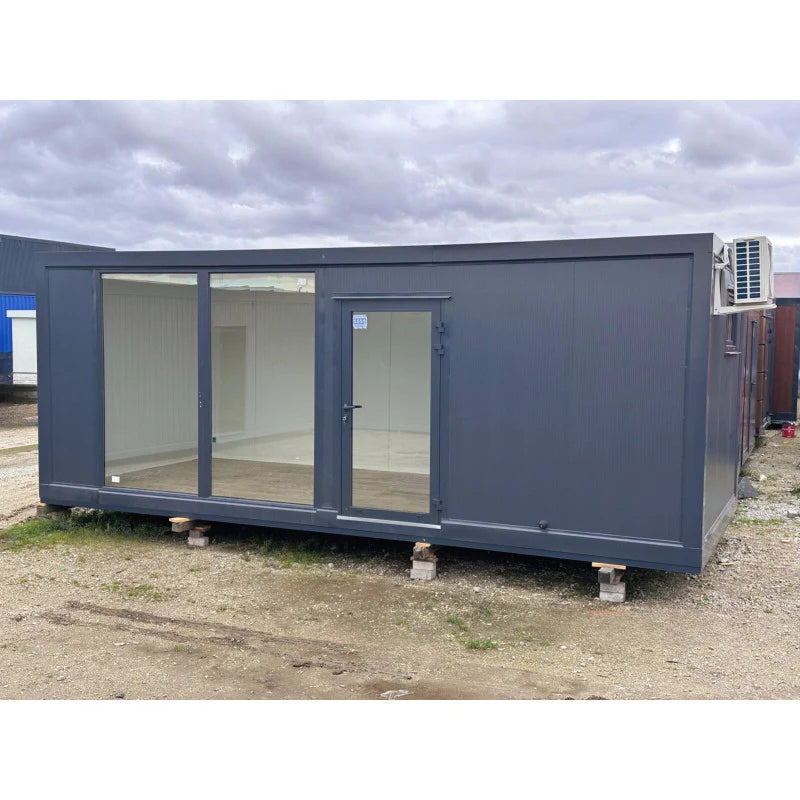 Oficina 7x3m grandes vitrinas con air condicion