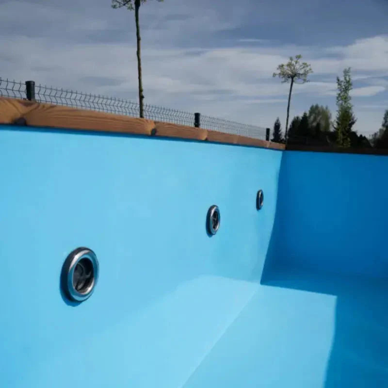 Piscina de madera Korax Thermo 4,8 m x 2,3 m