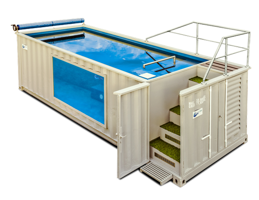 Piscina contenedor panorámica de 6,05 x 2,44m