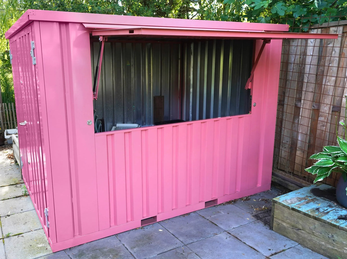 Contenedor Barra Desmontable 3×2 m Rosa