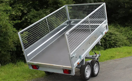 Remolque basculante de doble eje lider 39560 dimensiones útiles: 253 x 147 x 30 cm