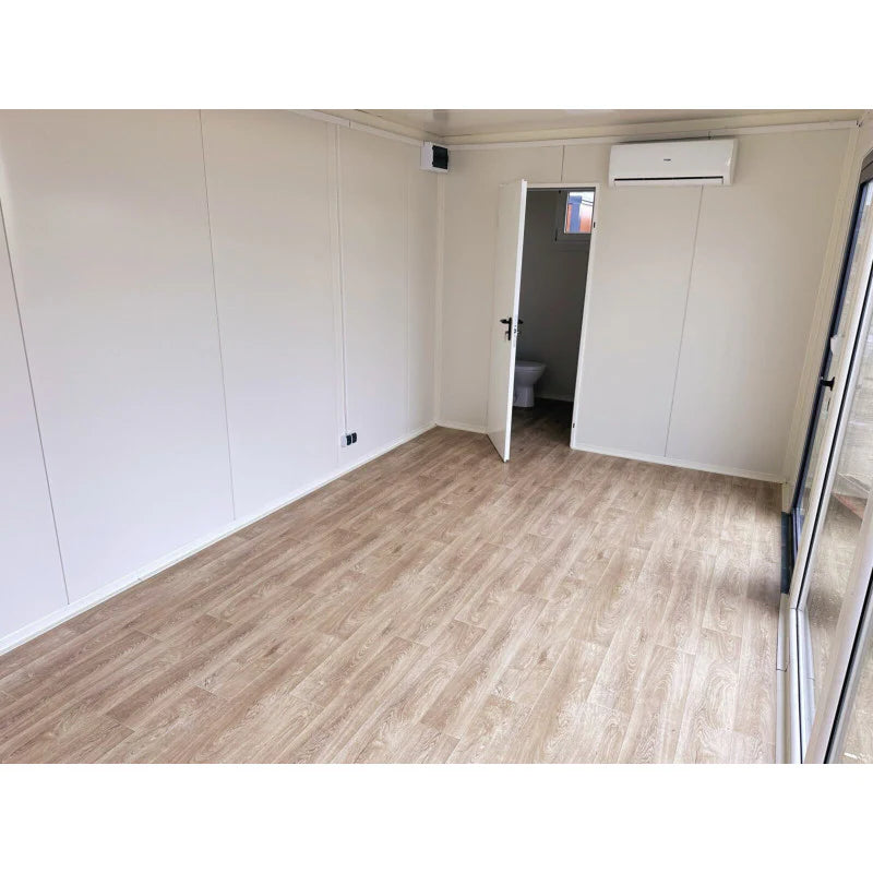 Oficina 7x3m grandes vitrinas con air condicion
